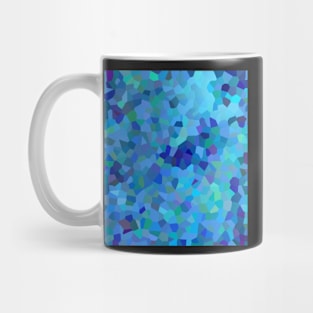 Blue Abstract Texture Mug